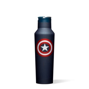 Corkcicle 20oz Marvel Sport Canteen Insulated Captain America | QOS-92303537