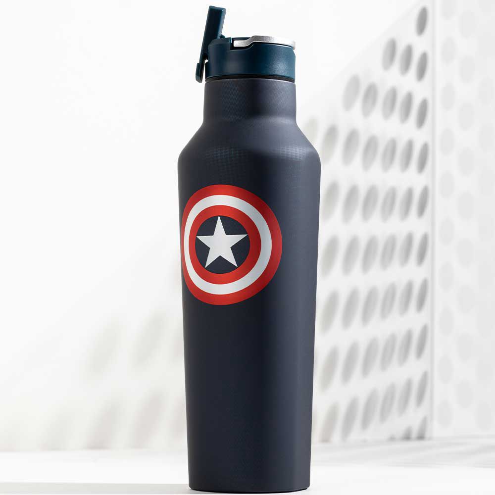 Corkcicle 20oz Marvel Sport Canteen Insulated Captain America | QOS-92303537