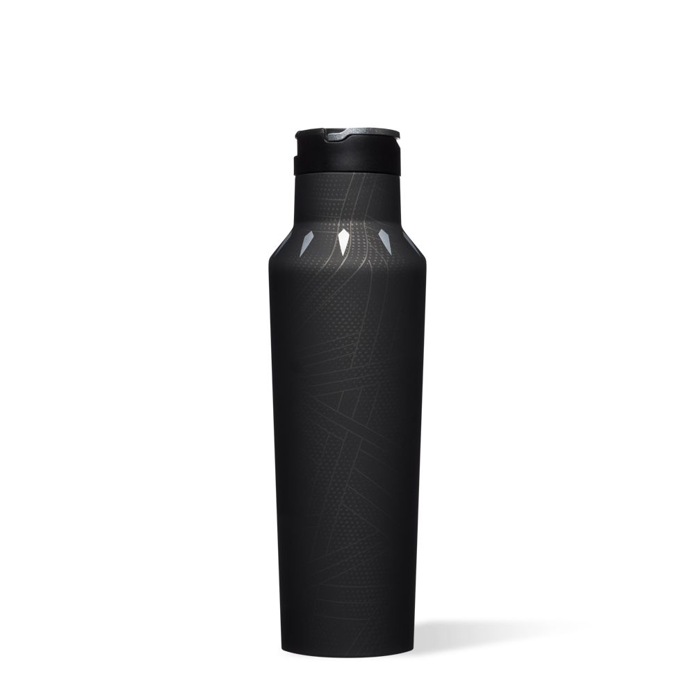 Corkcicle 20oz Marvel Sport Canteen Insulated Noir | CDJ-59524876