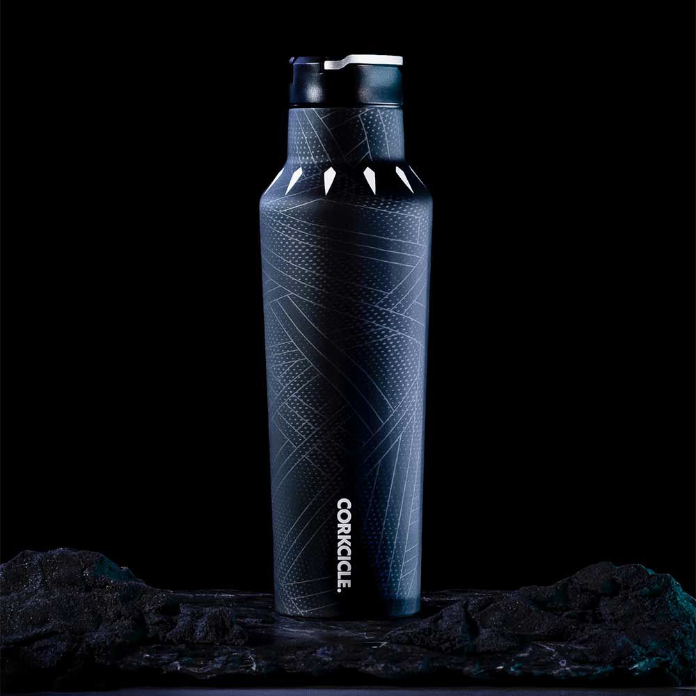 Corkcicle 20oz Marvel Sport Canteen Insulated Noir | CDJ-59524876