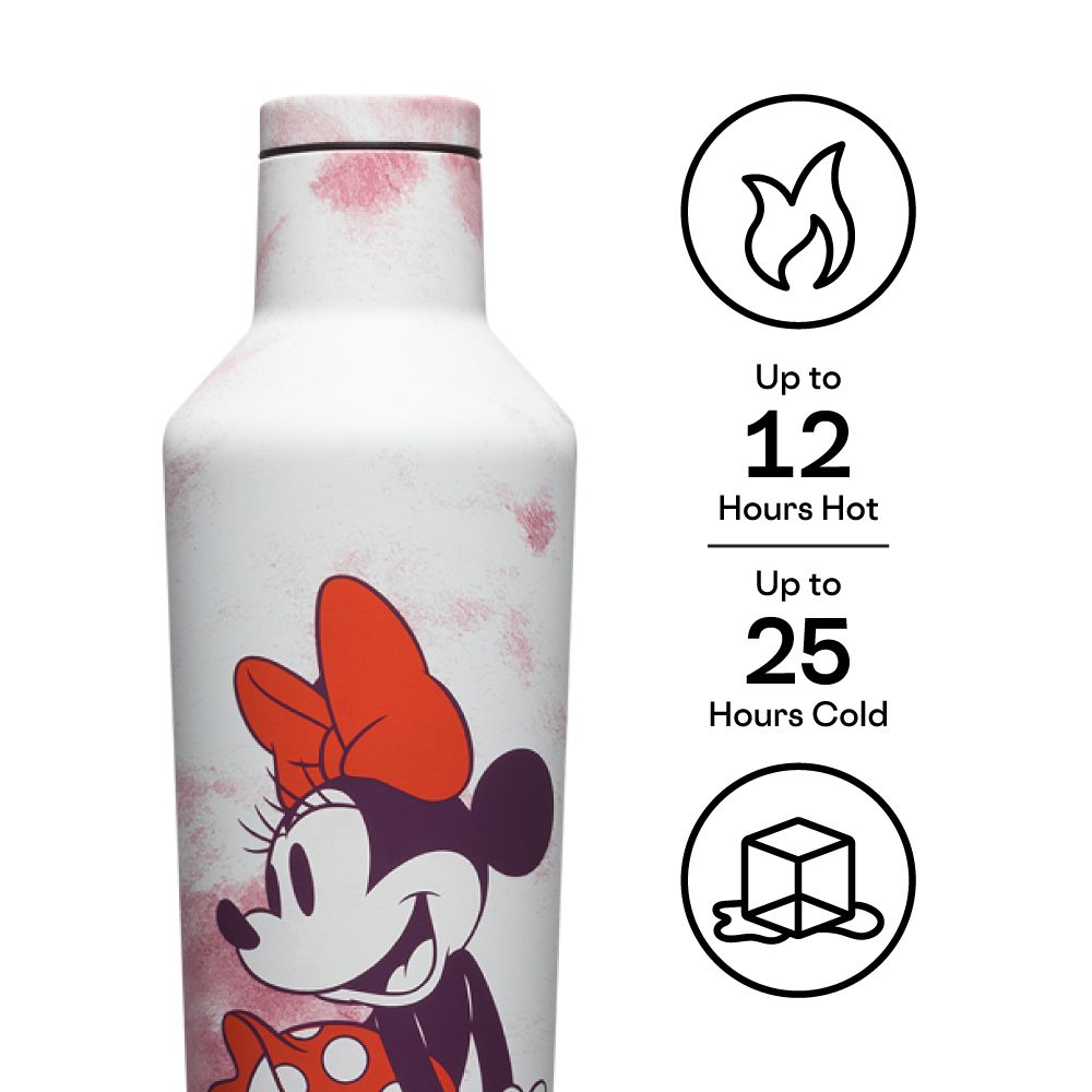 Corkcicle 16oz D-isney Tie Dye Canteen Minnie Mouse Tie Dye | UXF-68024949