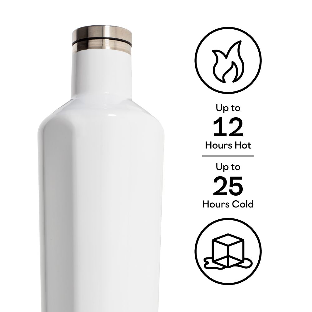 Corkcicle 16oz Classic Canteen Blanche | LUG-62288493