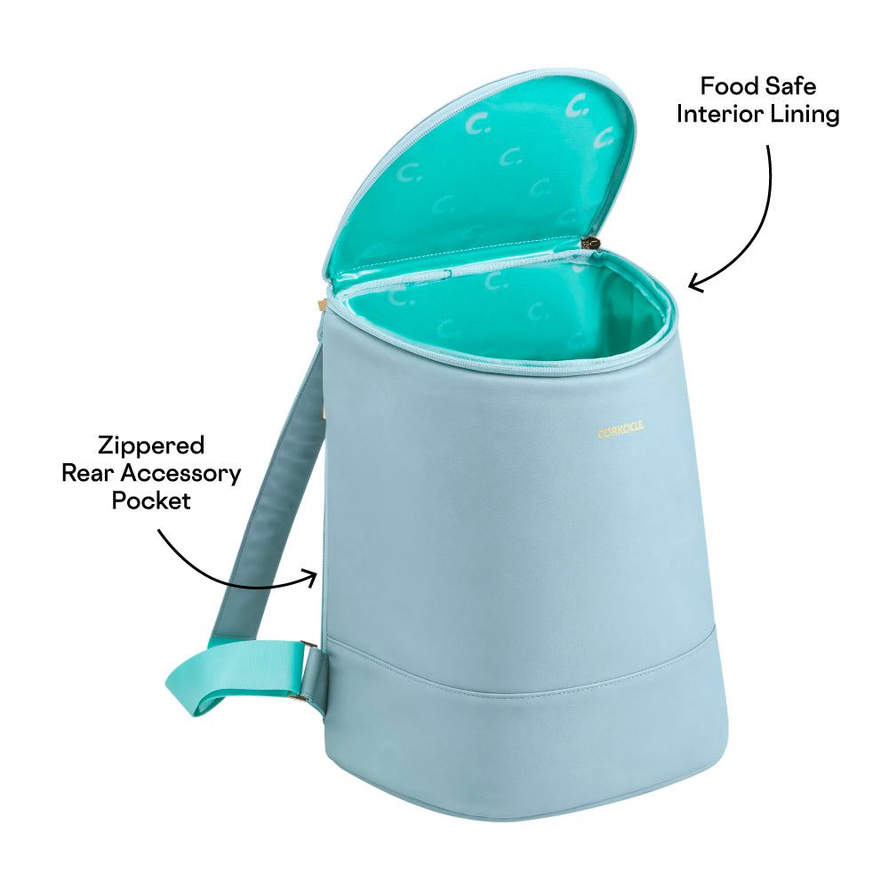 Corkcicle Eola Bucket Cooler Bag Eola Wine Cooler Bag Seafoam | TWX-56482451