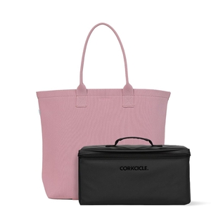 Corkcicle Re:Tote Recycled Plastic Tote Bag With Cooler Insert Rose | ONS-87814326