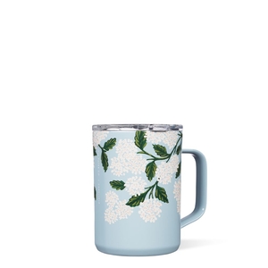 Corkcicle 16oz Rifle Paper Co. Coffee Mug Insulated Coffee Mug Bleu | XXF-00482616