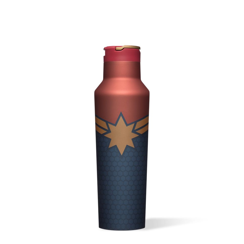 Corkcicle 20oz Marvel Sport Canteen Insulated Water Bottle Captain Marvel | IWL-05727881