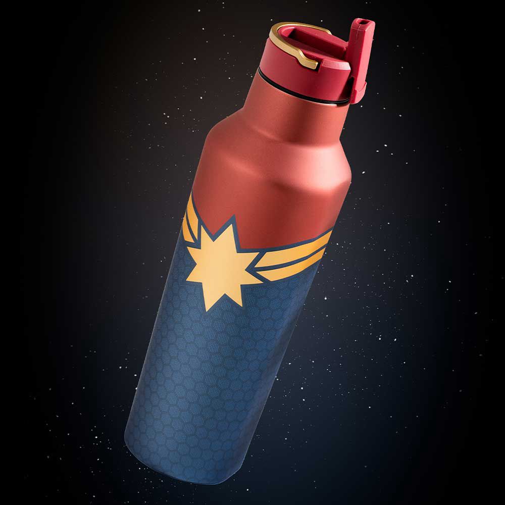 Corkcicle 20oz Marvel Sport Canteen Insulated Water Bottle Captain Marvel | IWL-05727881