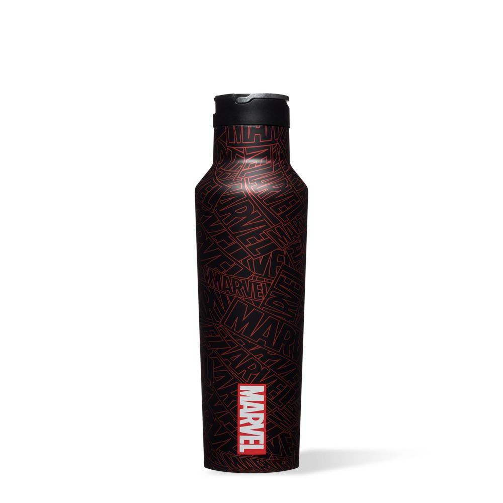 Corkcicle 20oz Marvel Sport Canteen Insulated Water Bottle Marvel Logo | ZXG-30951116