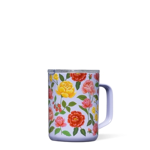 Corkcicle 16oz Rifle Paper Co. Coffee Mug Insulated Coffee Mug Roses | SQQ-34960578