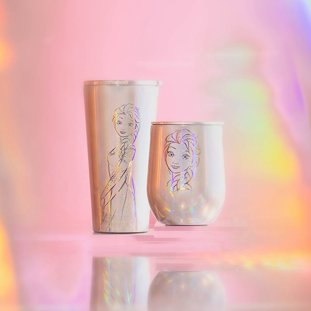 Corkcicle 12oz D-isney100 Heritage Sketch Stemless Elsa | BKI-65625529
